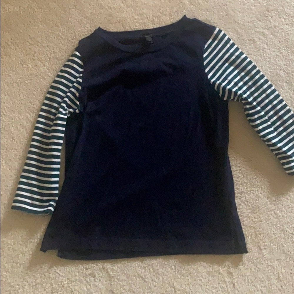 J Crew 3/4 top